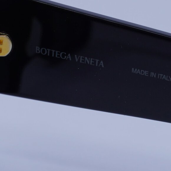 Bottega Veneta BV1285S 001 Sunglasses Black Square Frame, Grey Lenses main image 6